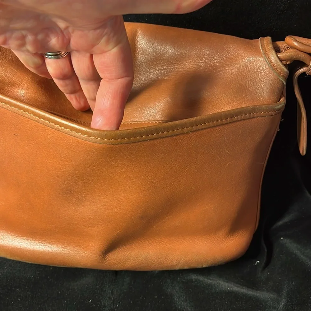 Coach Brown Leather Shoulder Bag - Picture 3 of 11